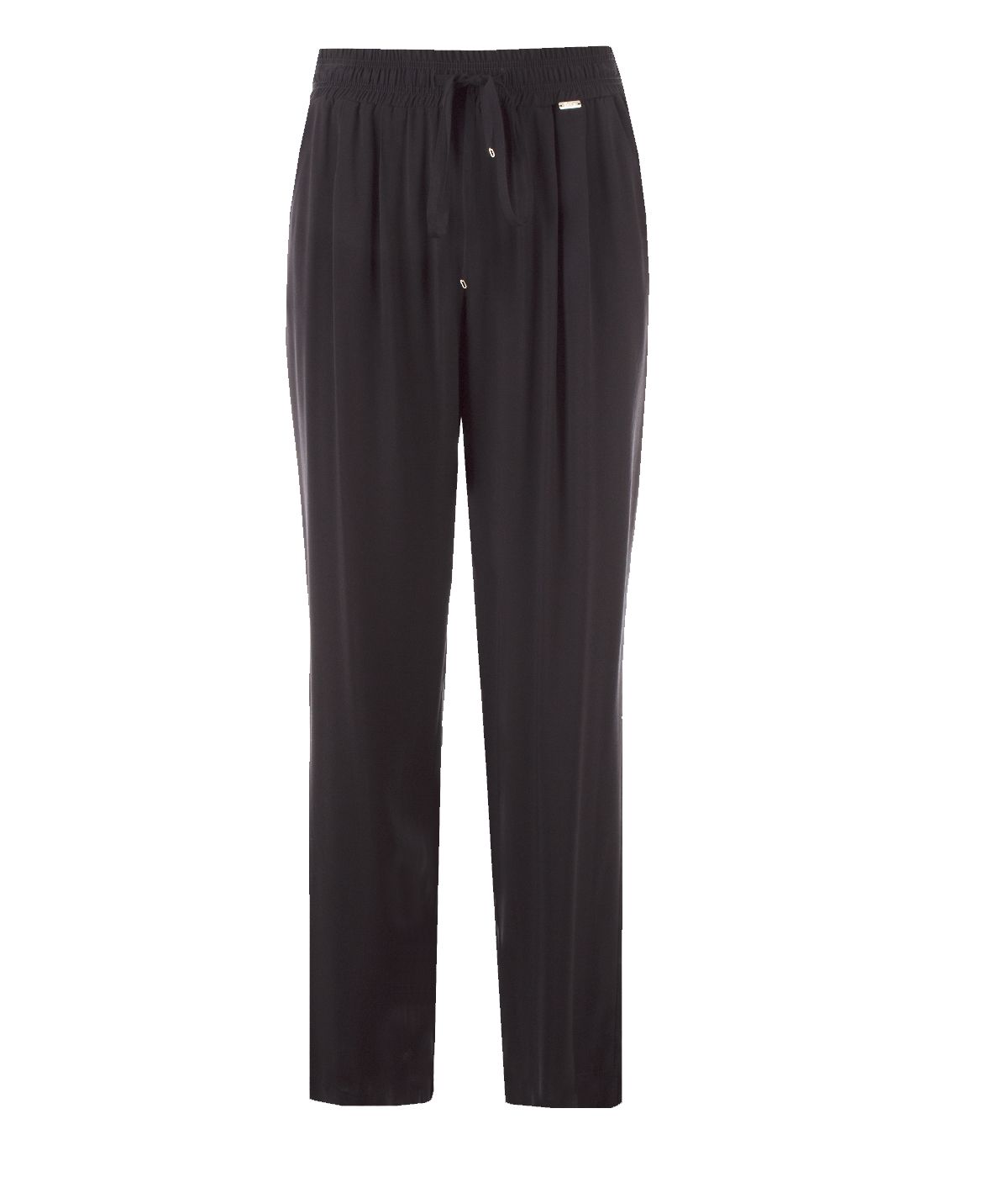 Viscose trousers with elastic waist 0